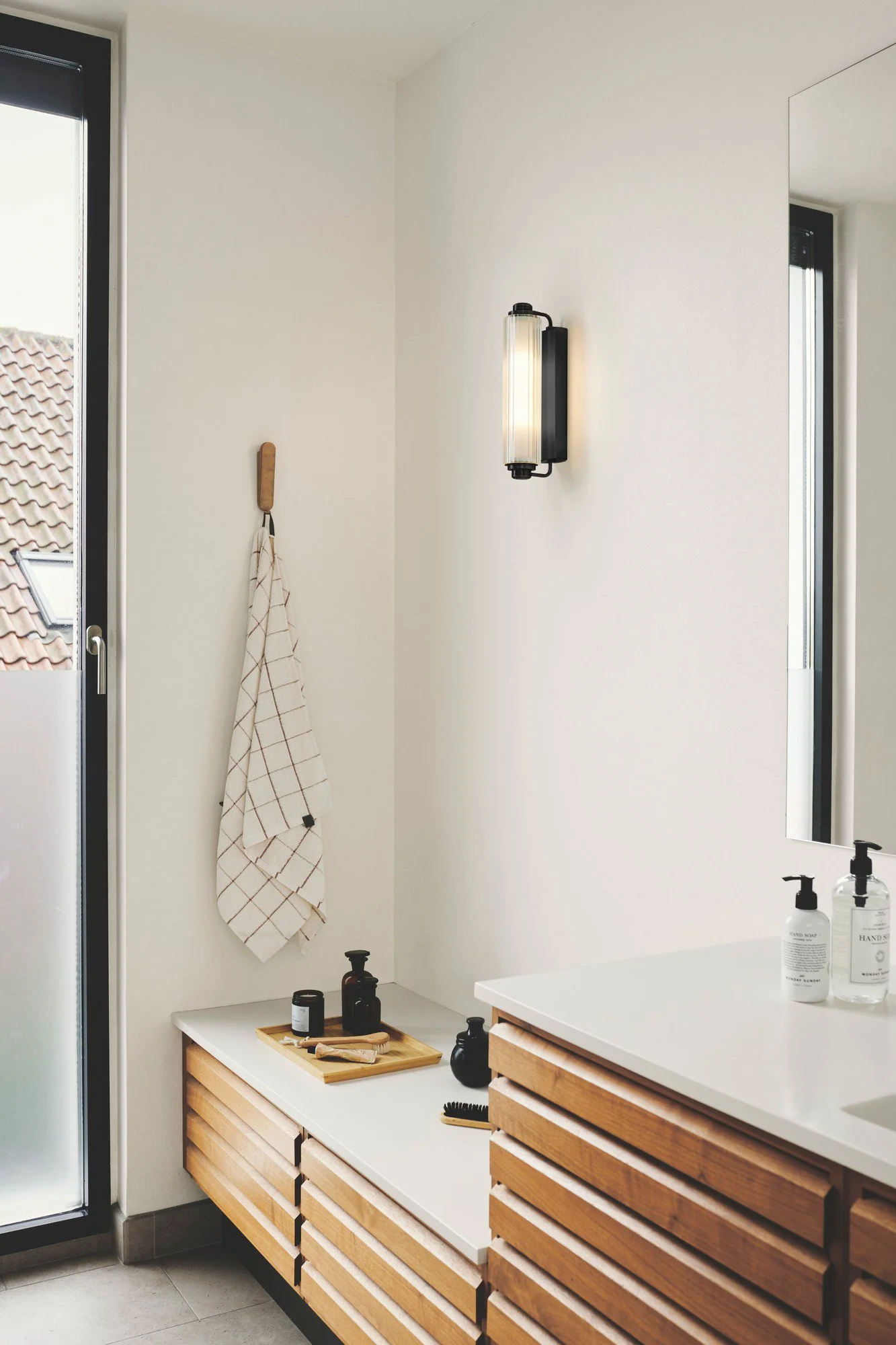 Nimal Double Wall Light-  Black/ Brass Finishes - Image 3