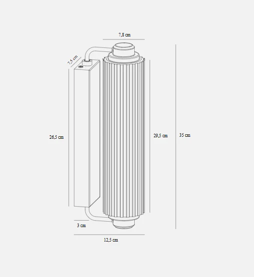 Nimal Double Wall Light-  Black/ Brass Finishes - Image 9