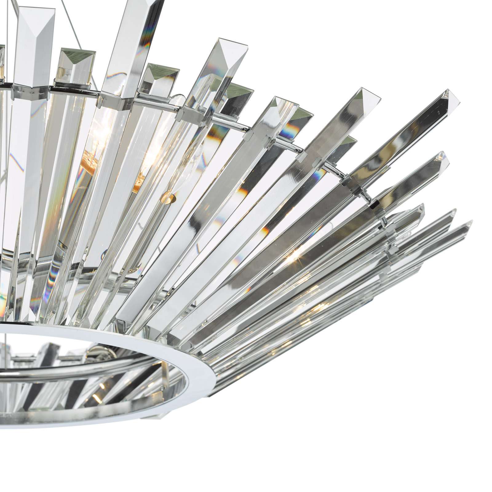 Nimbus 9Lt Crystal Ceiling Light Polished Chrome Crystal - Image 2
