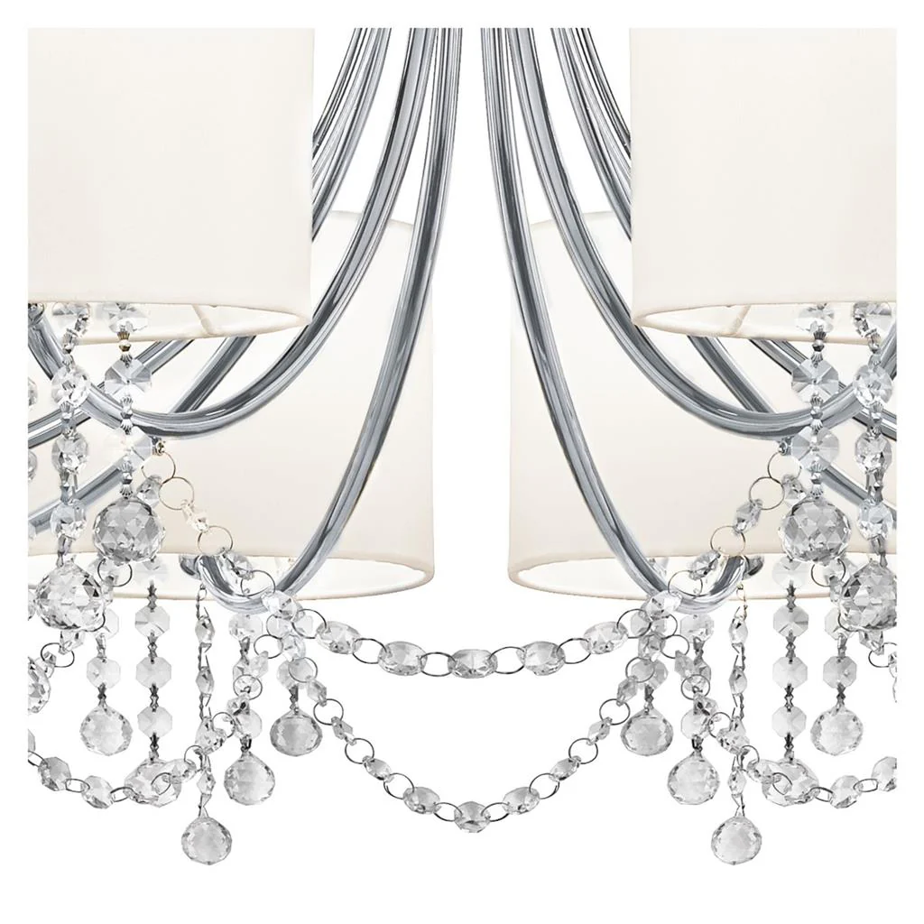 Nina 5/8Lt Multi-Arm Pendant - Chrome Finish - Image 5