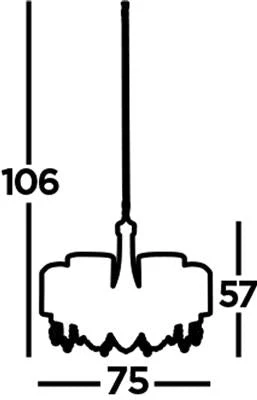 Nina 5/8Lt Multi-Arm Pendant - Chrome Finish - Image 7
