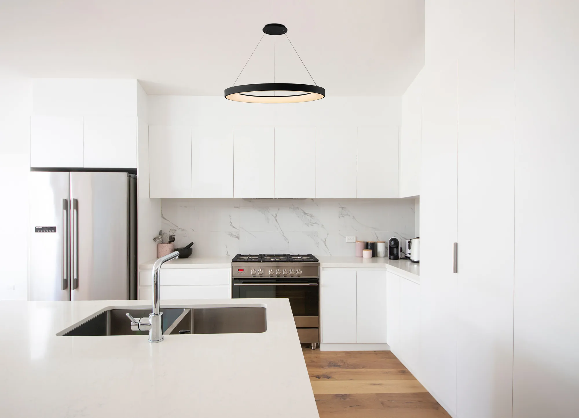 Niseko II Ring Pendant Tuneable Remote Control - Various Finishes & Colours - Image 33