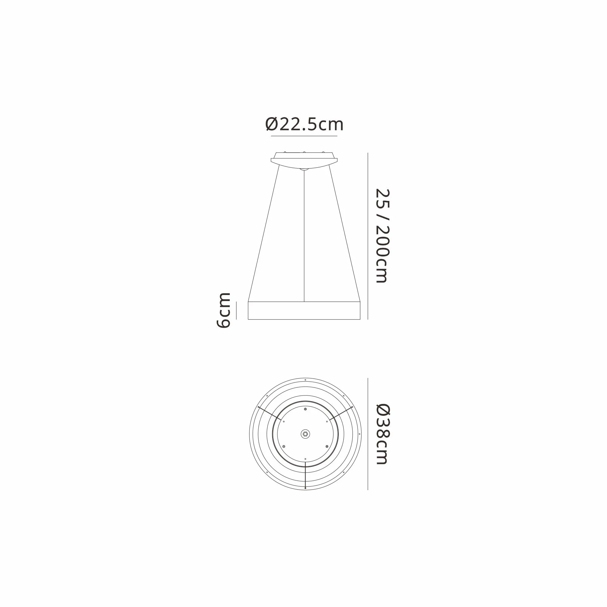 Niseko II Ring Pendant Tuneable Remote Control - Various Finishes & Colours - Image 36