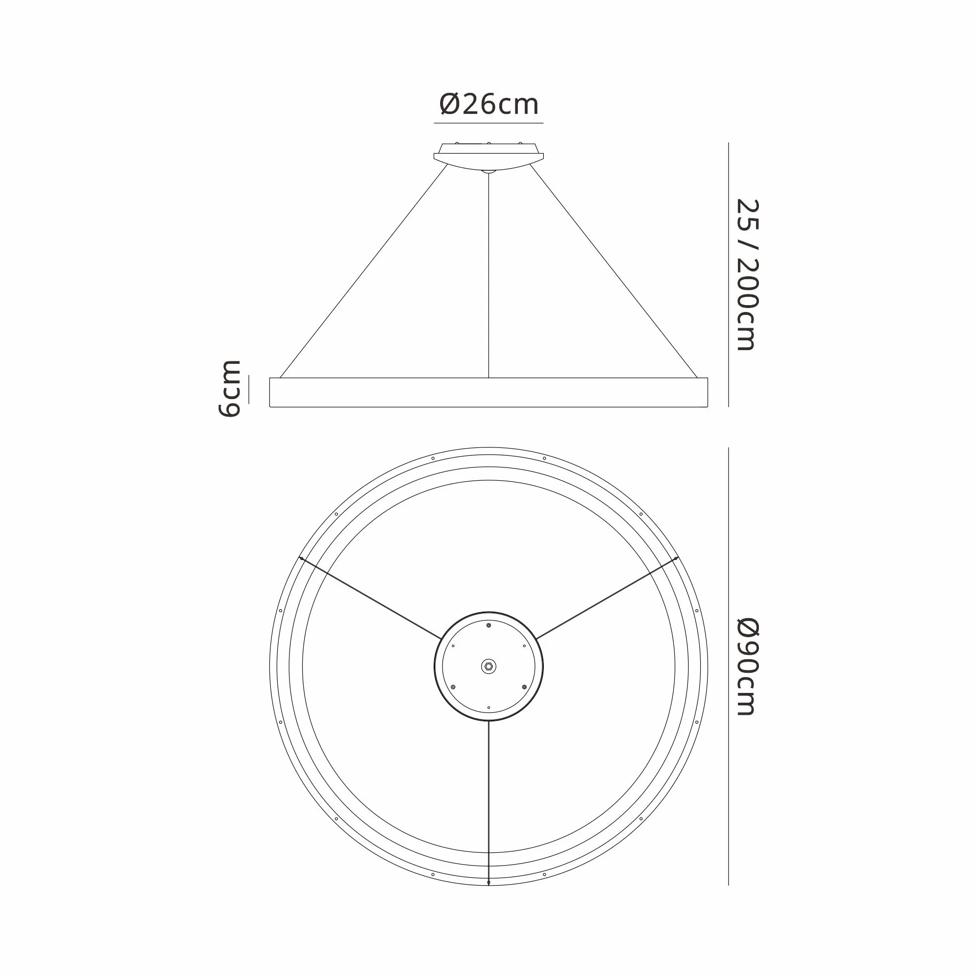 Niseko II Ring Pendant Tuneable Remote Control - Various Finishes & Colours - Image 37