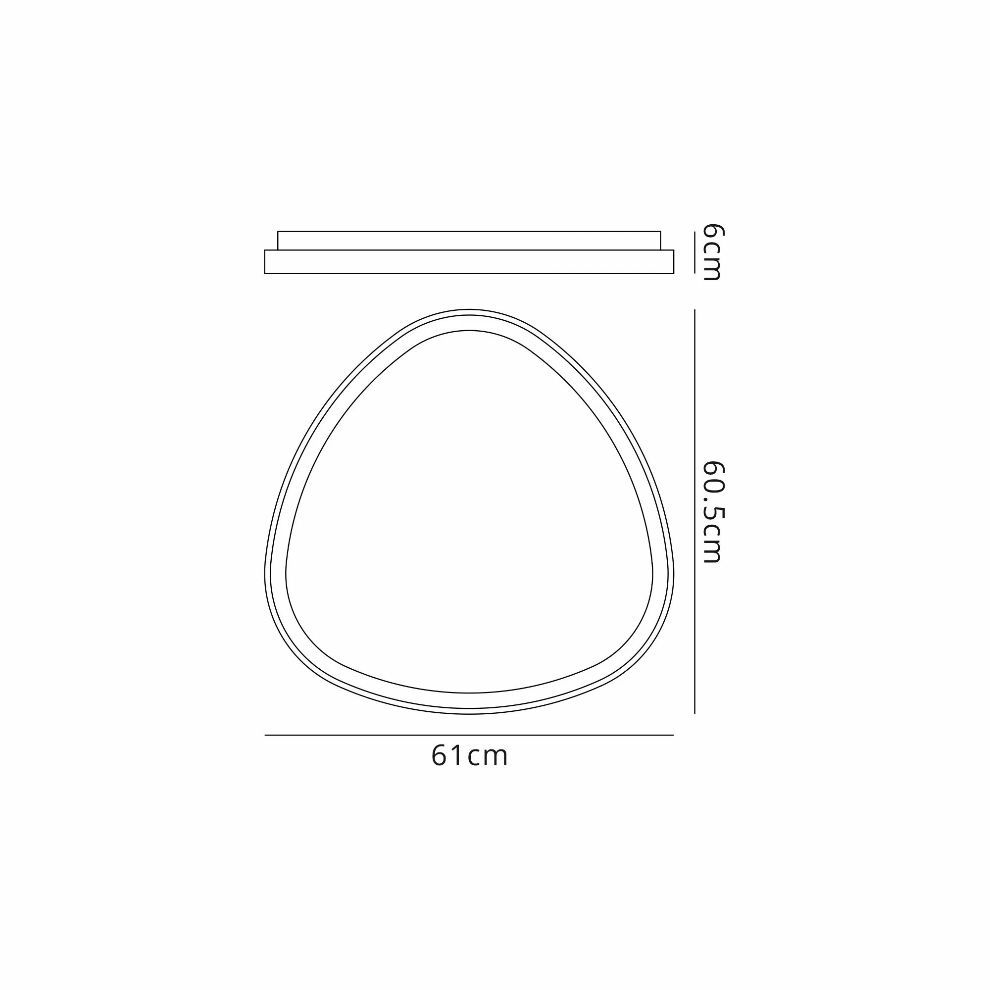 Niseko LED Triangular Ceiling - Various Finishes - Image 22