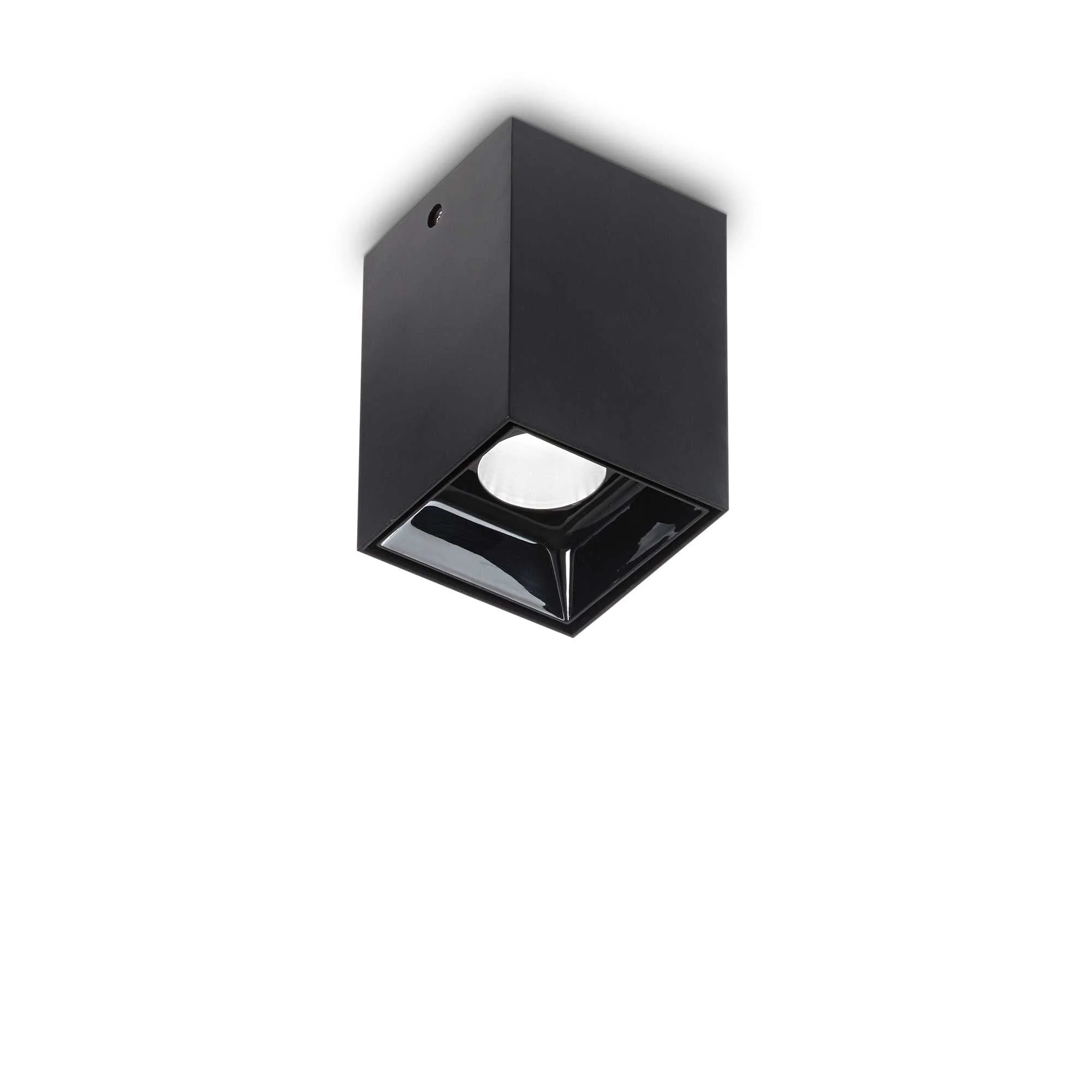 Nitro 1Lt Small/Large Round Spotlight IP20  - Black/White - Image 2