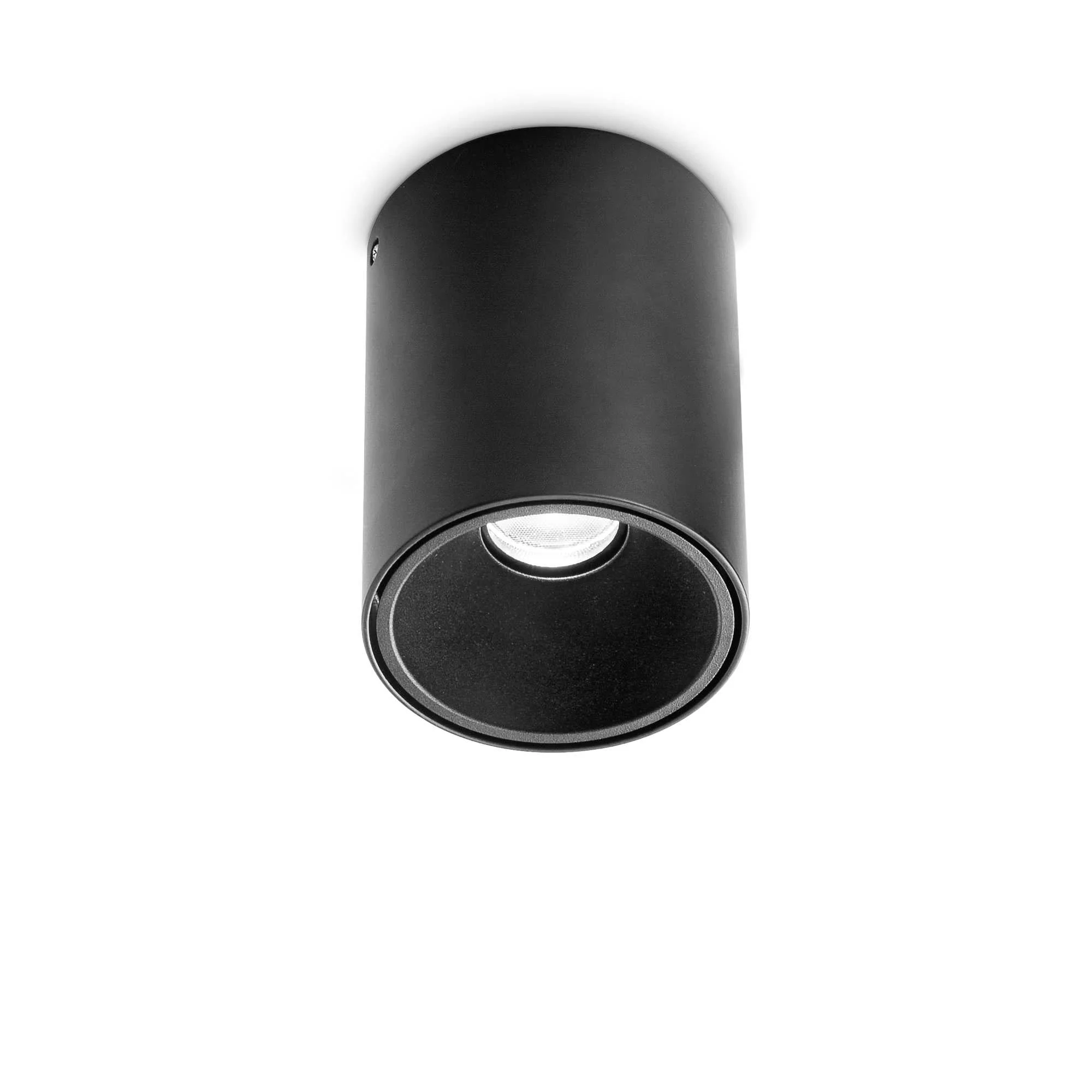 Nitro 1Lt Small/Large Round Spotlight IP20  - Black/White - Image 3