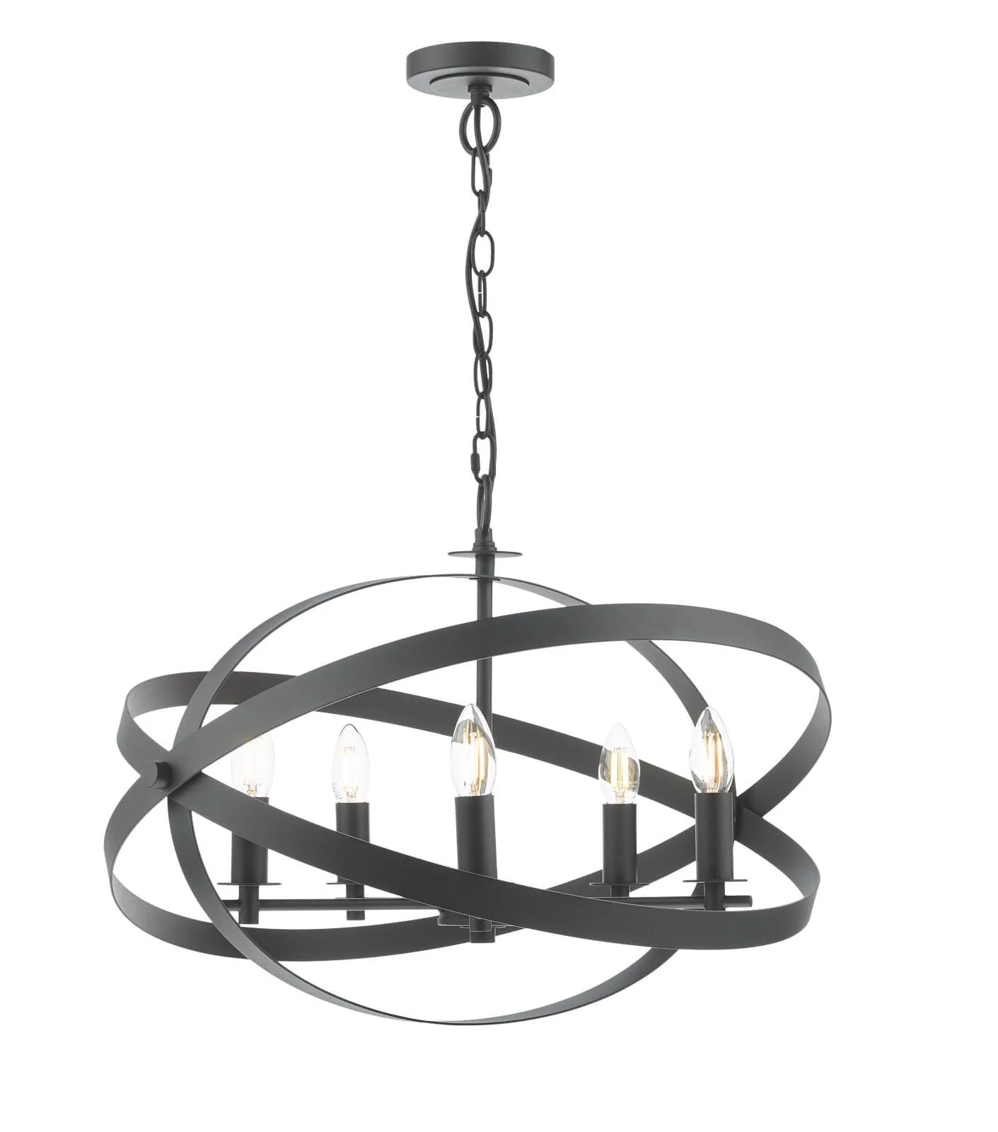 Nitya 5/8Lt Centre Ceiling Light - Copper Finish - Image 12