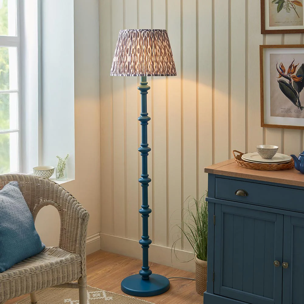 Nivara Ikat Floor Lamp In Various Finish B22 - Image 10