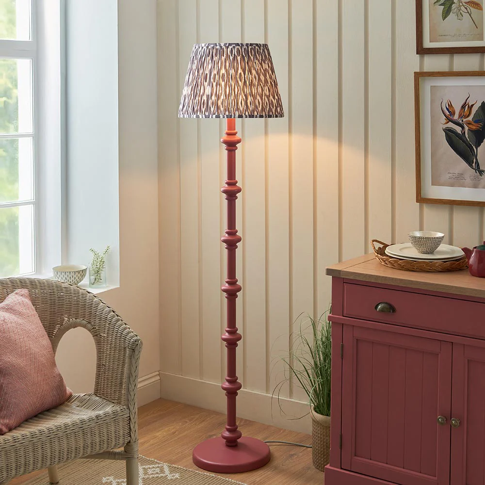 Nivara Ikat Floor Lamp In Various Finish B22 - Image 14