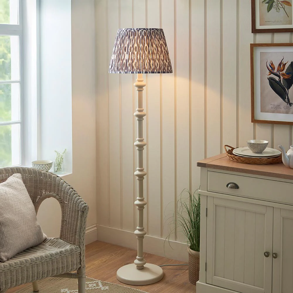 Nivara Ikat Floor Lamp In Various Finish B22 - Image 2