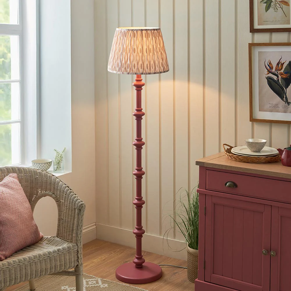 Nivara Ikat Floor Lamp In Various Finish B22 - Image 30