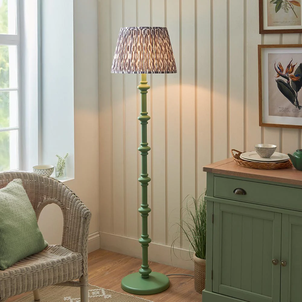 Nivara Ikat Floor Lamp In Various Finish B22 - Image 6