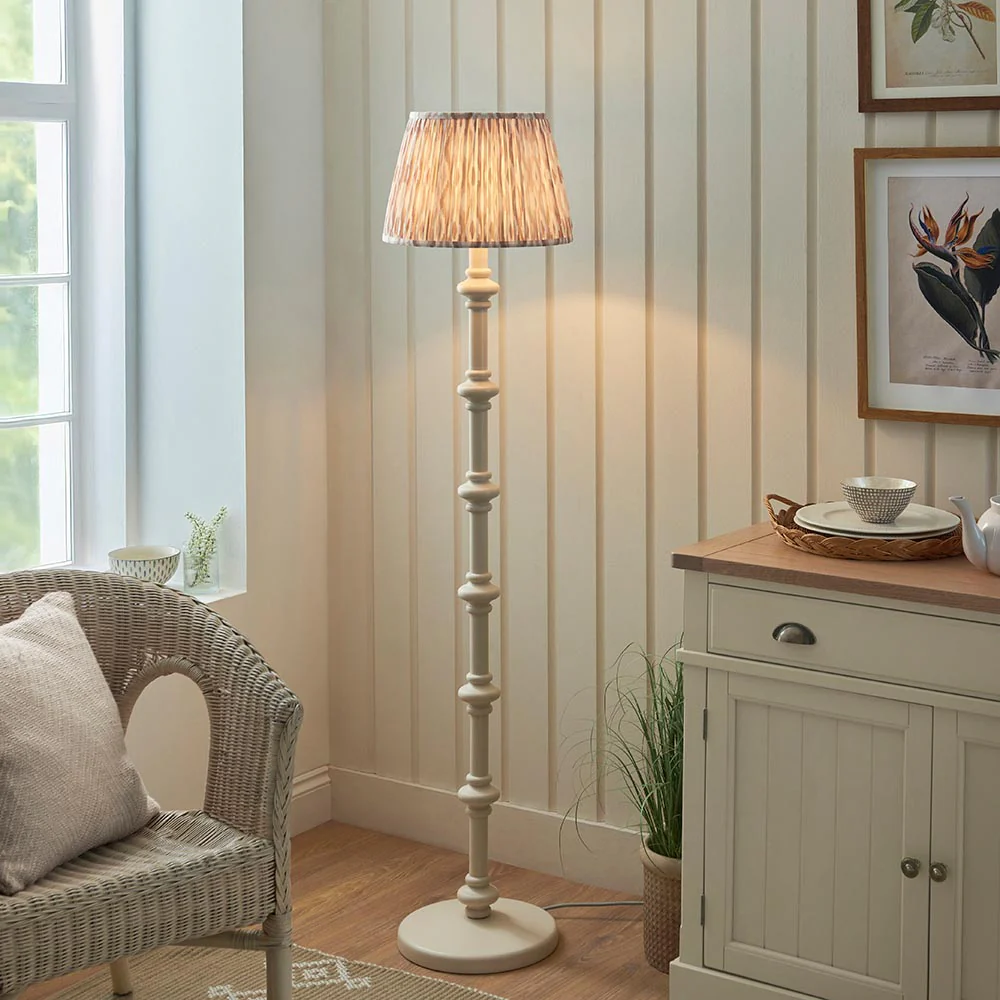 Nivara Ikat Floor Lamp In Various Finish B22 - Image 82