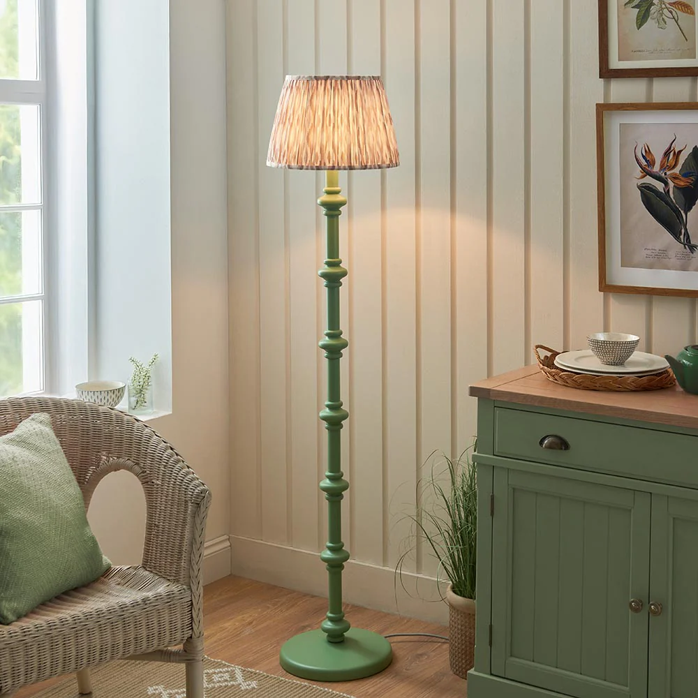 Nivara Ikat Floor Lamp In Various Finish B22 - Image 86