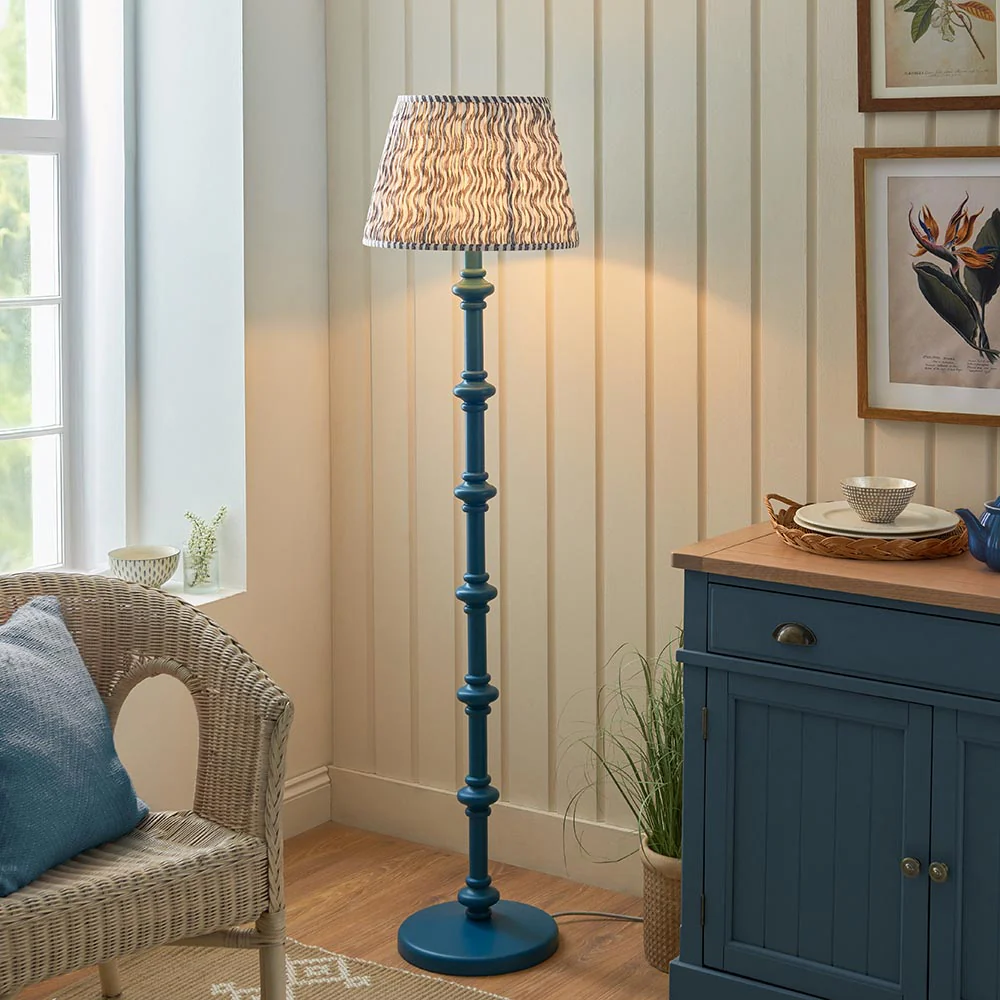 Nivara Ripple Floor Lamp In Various Finishes B22 - Image 10