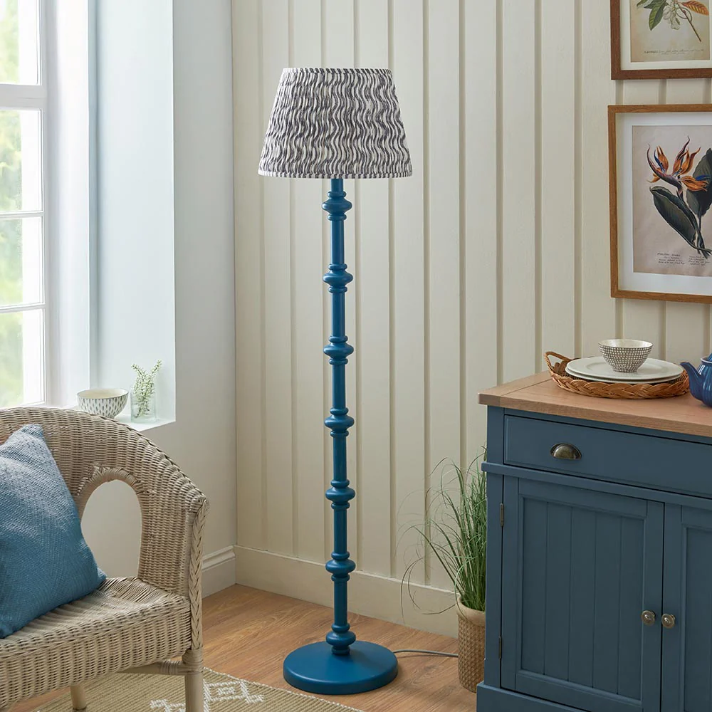 Nivara Ripple Floor Lamp In Various Finishes B22 - Image 11