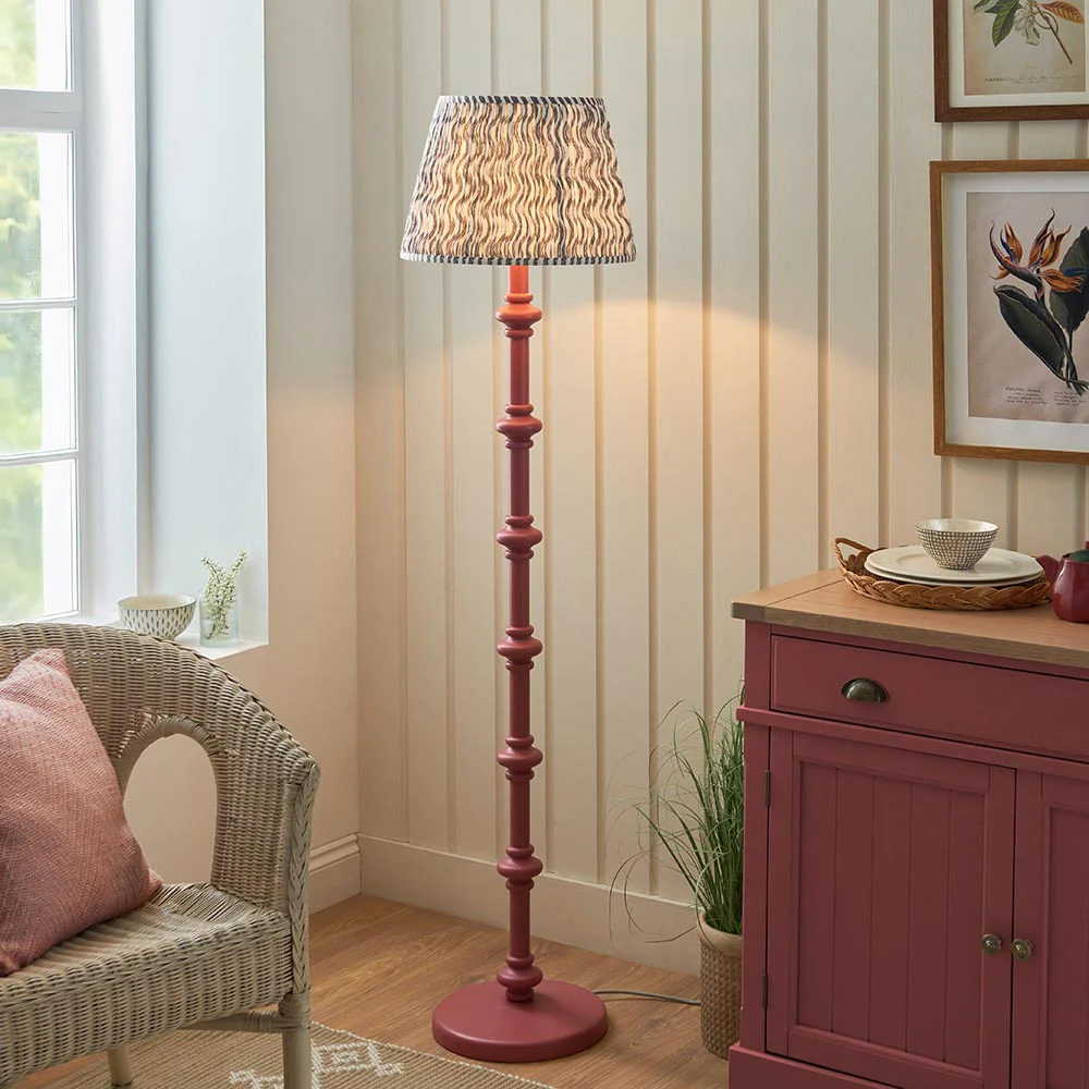 Nivara Ripple Floor Lamp In Various Finishes B22 - Image 14