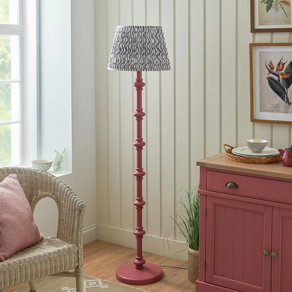 Nivara Ripple Floor Lamp In Various Finishes B22 - Image 15