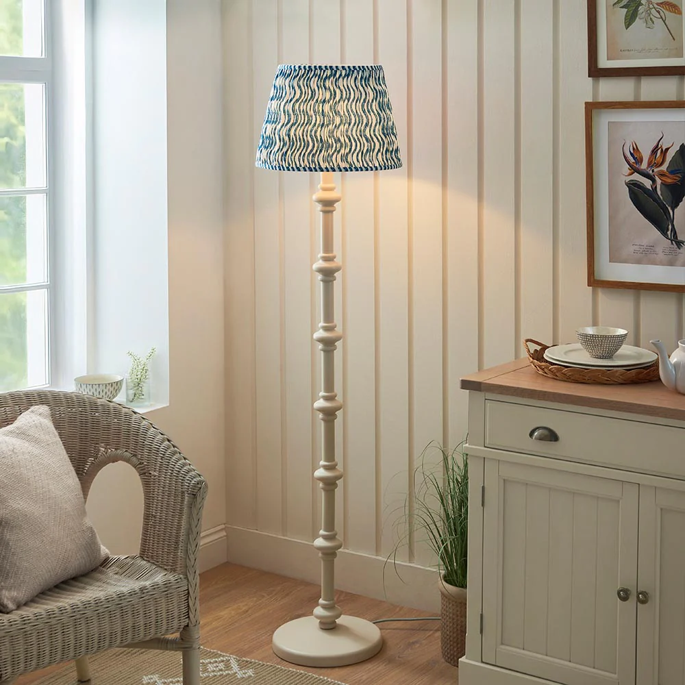 Nivara Ripple Floor Lamp In Various Finishes B22 - Image 18