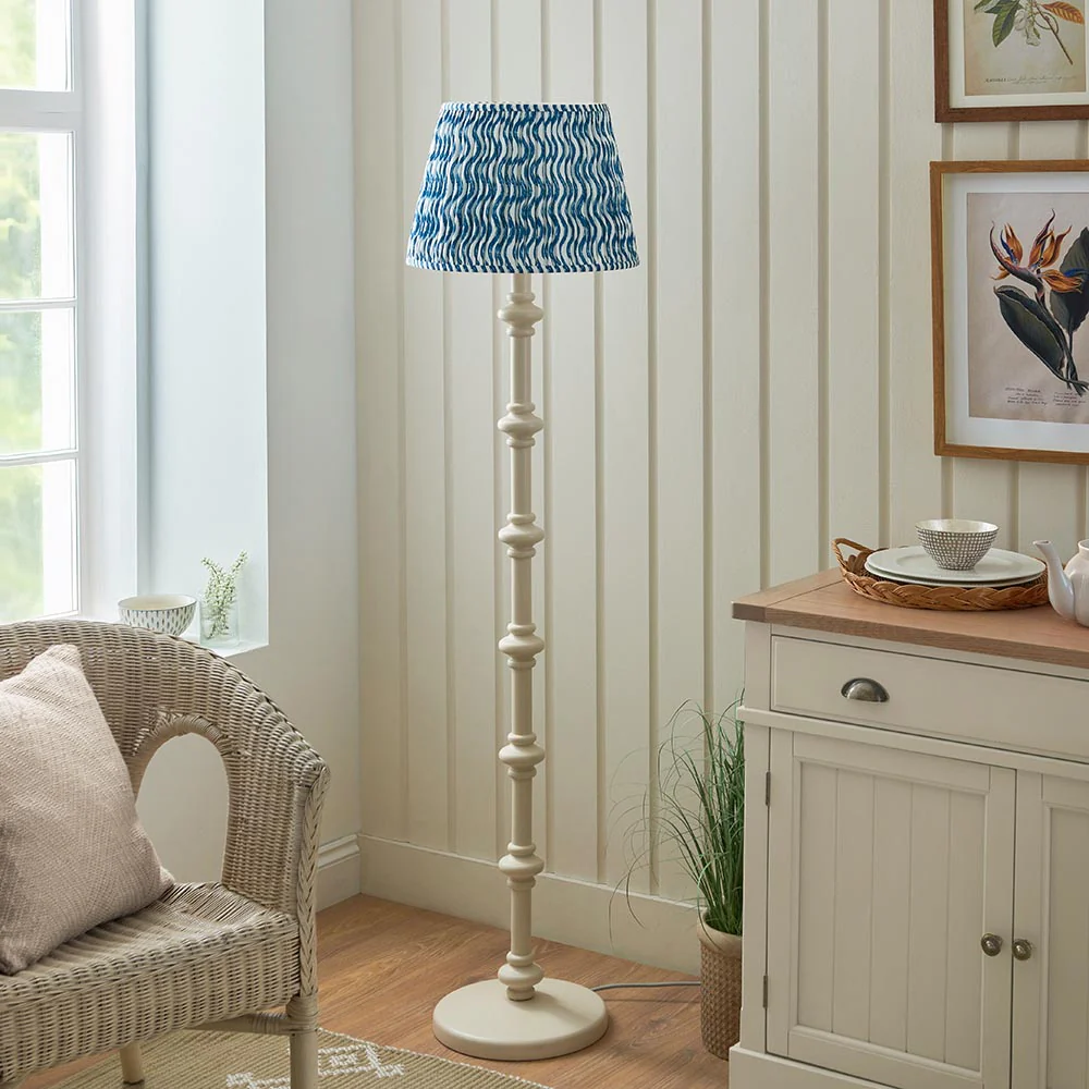 Nivara Ripple Floor Lamp In Various Finishes B22 - Image 19