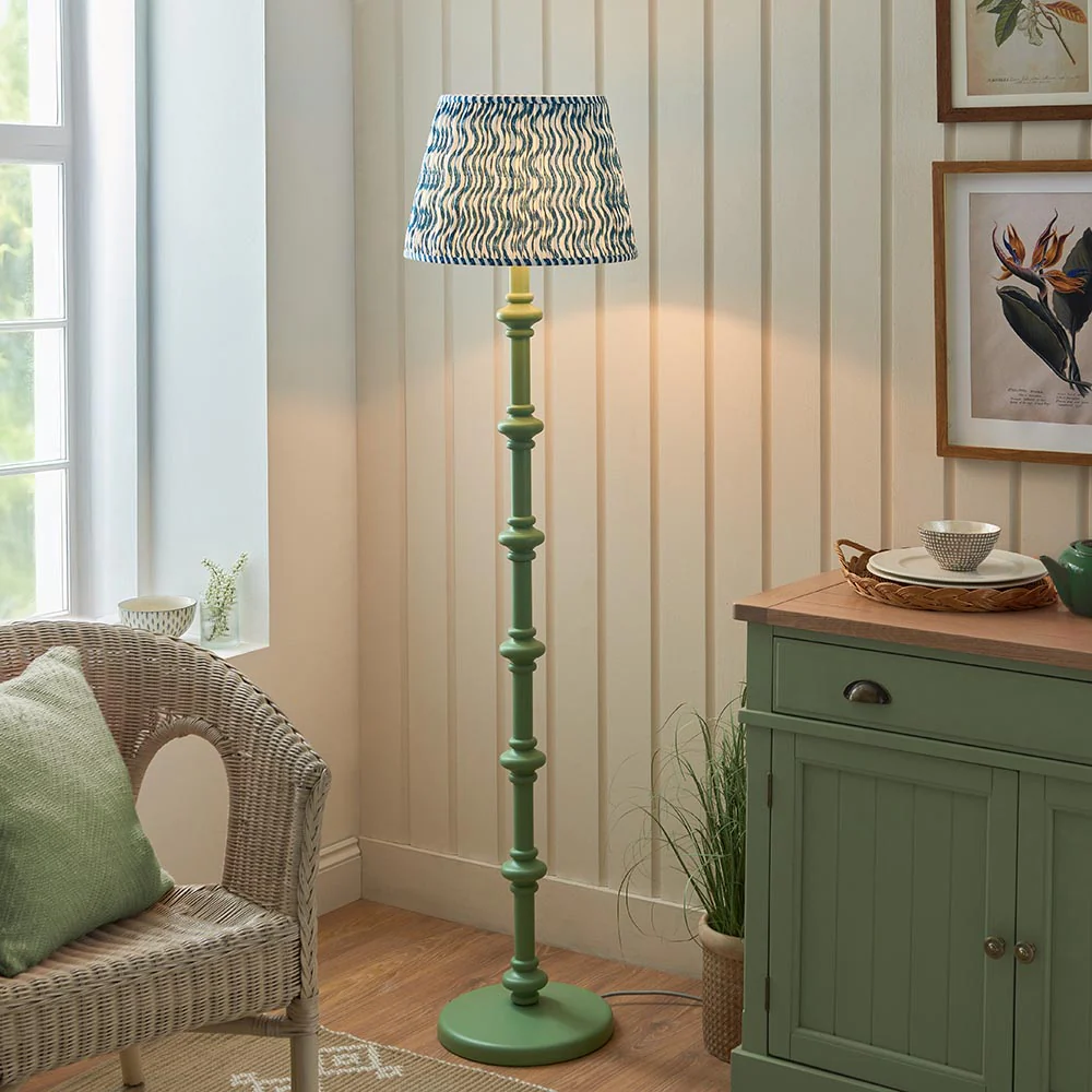 Nivara Ripple Floor Lamp In Various Finishes B22 - Image 22
