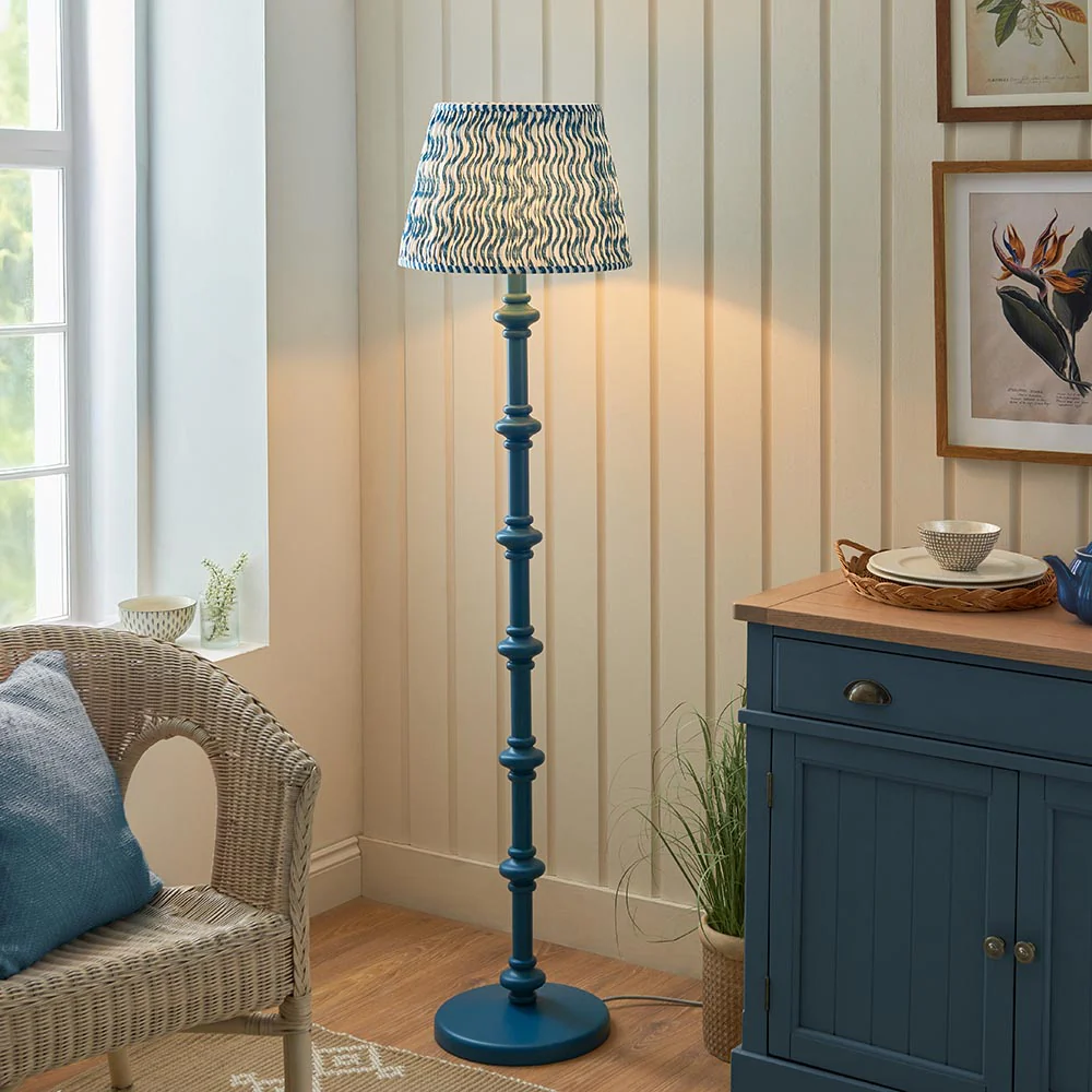 Nivara Ripple Floor Lamp In Various Finishes B22 - Image 26