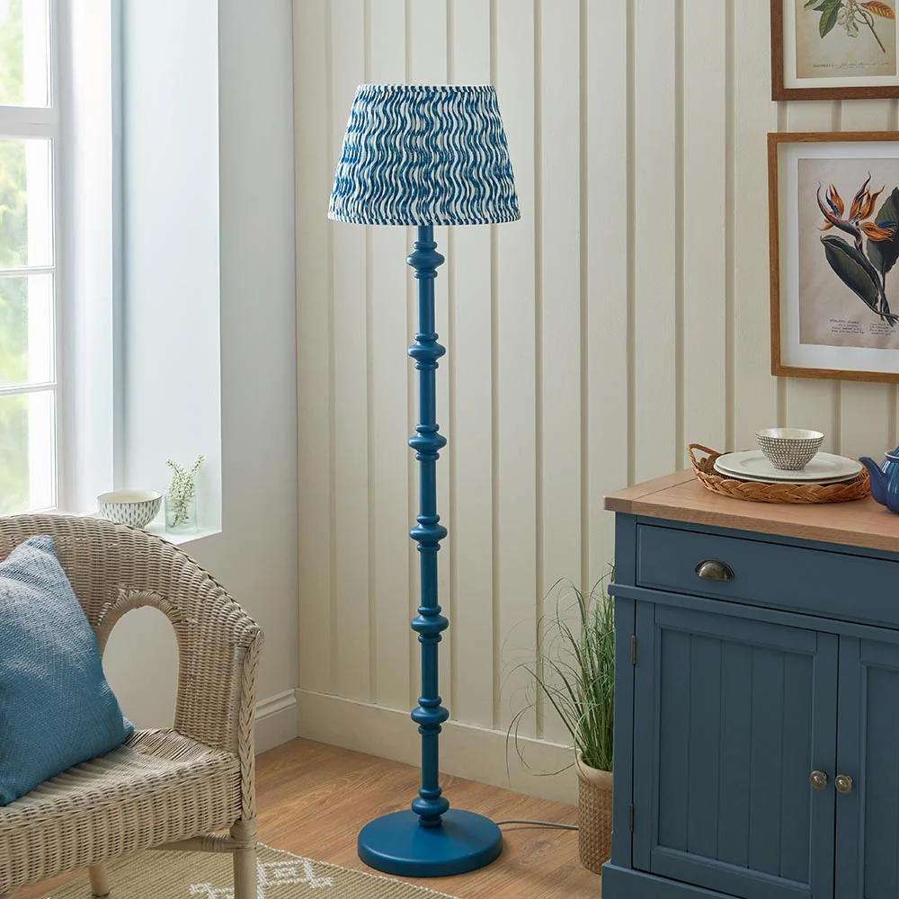 Nivara Ripple Floor Lamp In Various Finishes B22 - Image 27