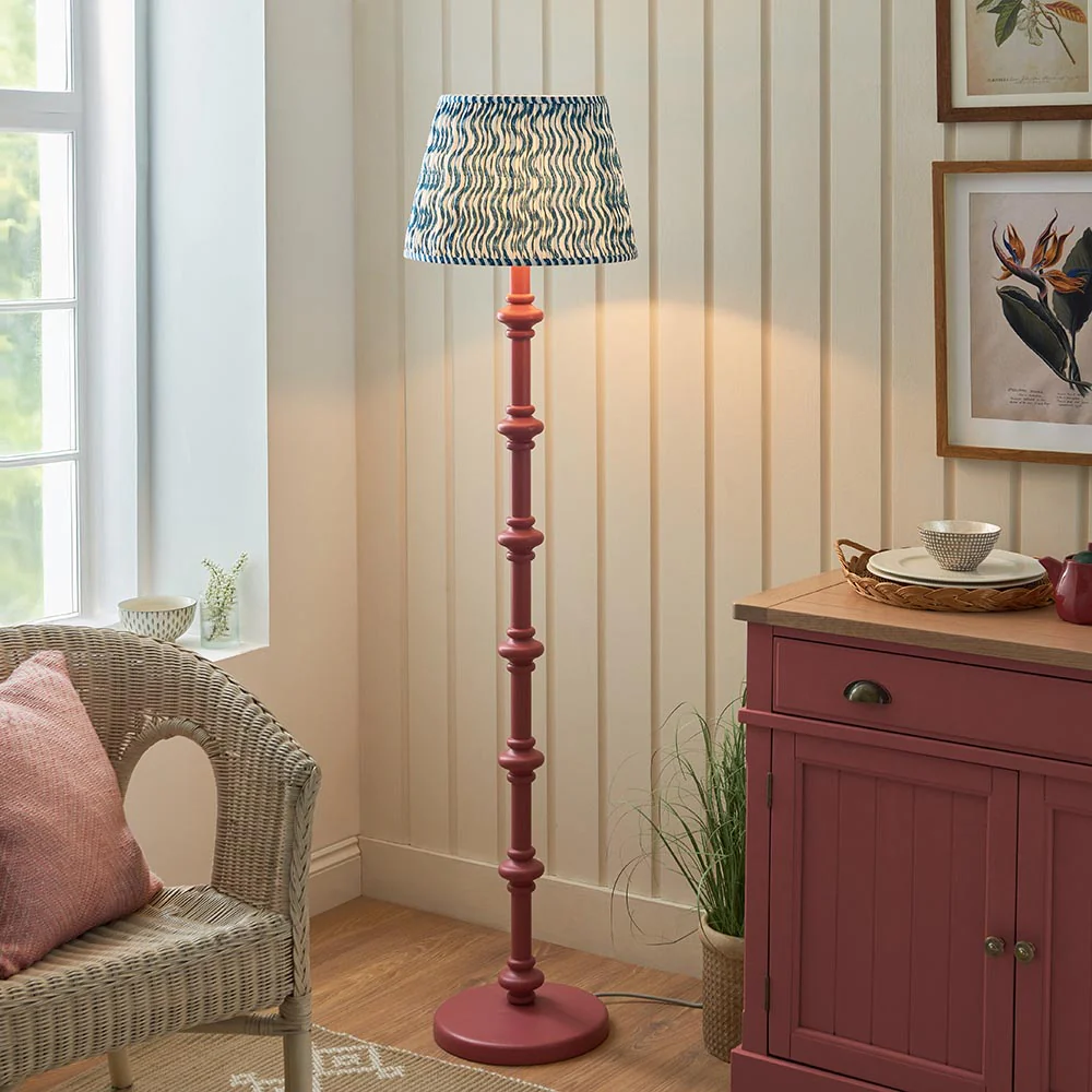 Nivara Ripple Floor Lamp In Various Finishes B22 - Image 30