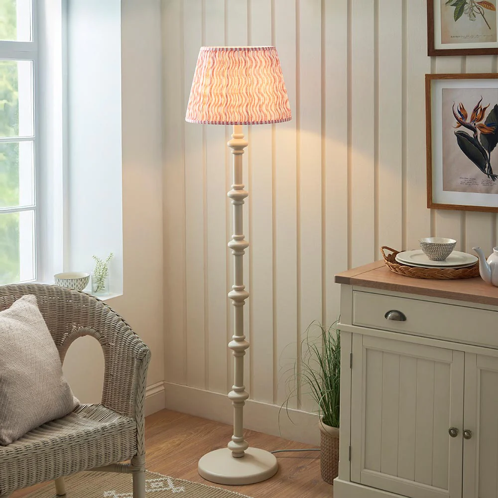 Nivara Ripple Floor Lamp In Various Finishes B22 - Image 34