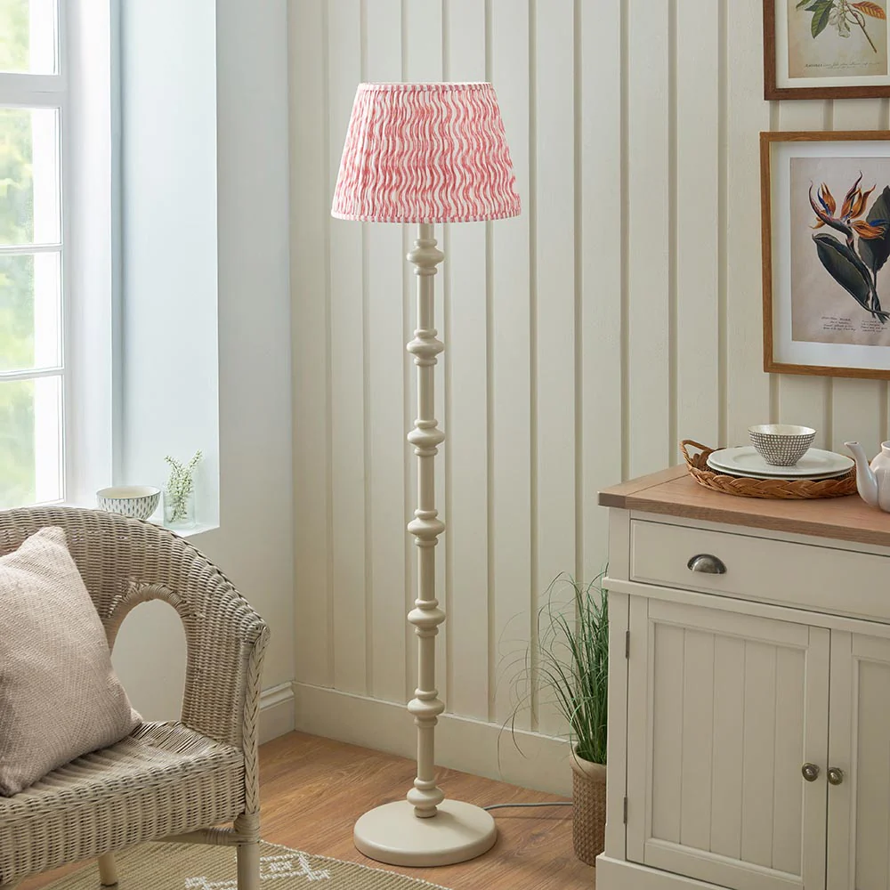 Nivara Ripple Floor Lamp In Various Finishes B22 - Image 35