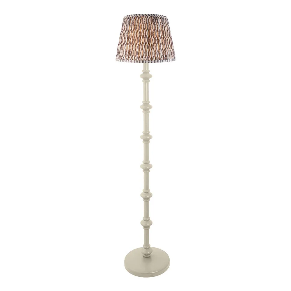 Nivara Ripple Floor Lamp In Various Finishes B22 - Image 45