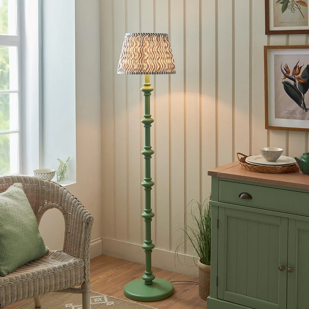 Nivara Ripple Floor Lamp In Various Finishes B22 - Image 50