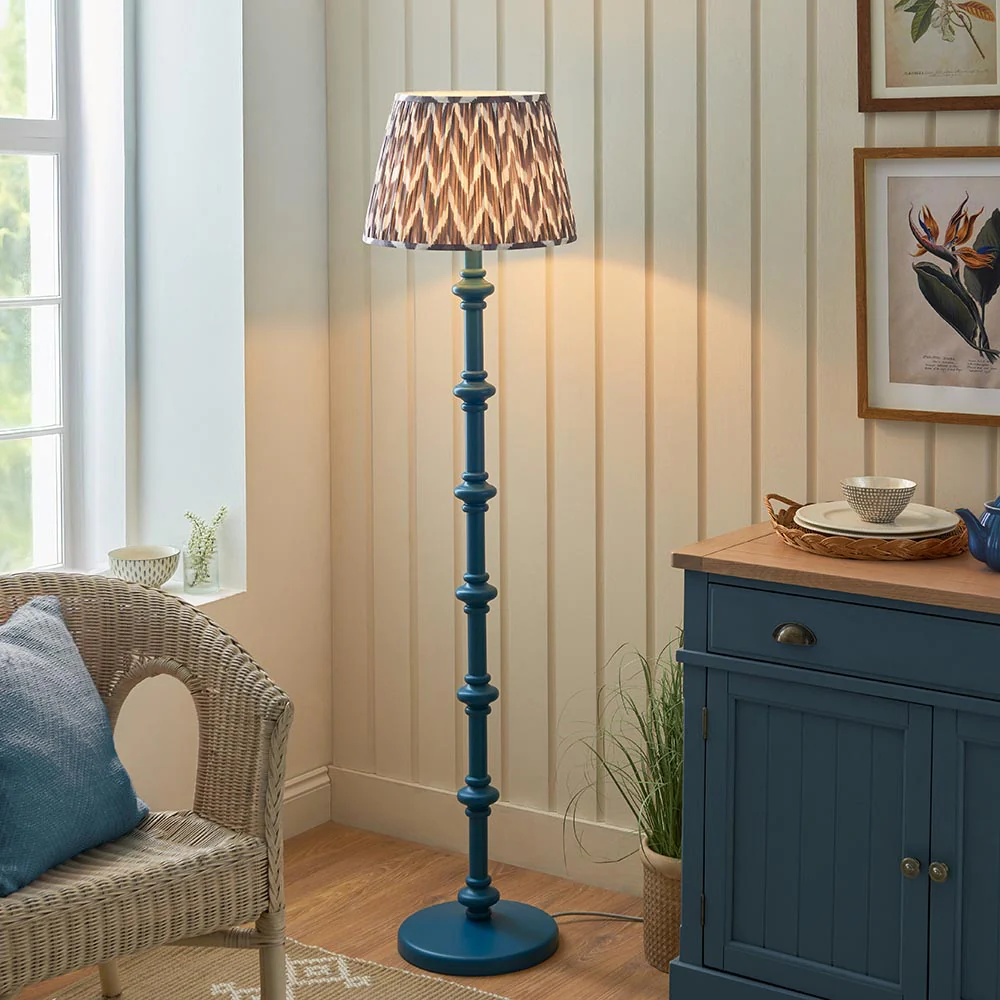 Nivara Zigzag Floor Lamp In Various Finishes B22 - Image 10
