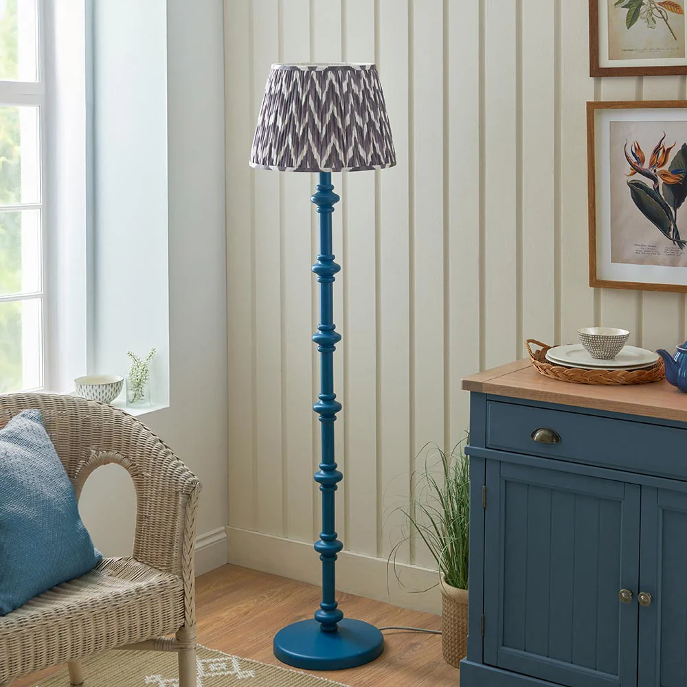 Nivara Zigzag Floor Lamp In Various Finishes B22 - Image 11