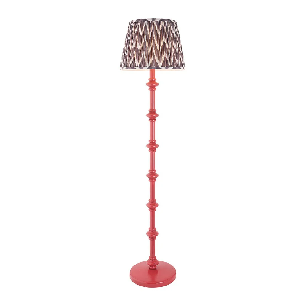 Nivara Zigzag Floor Lamp In Various Finishes B22 - Image 13