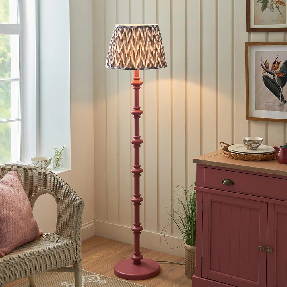 Nivara Zigzag Floor Lamp In Various Finishes B22 - Image 14