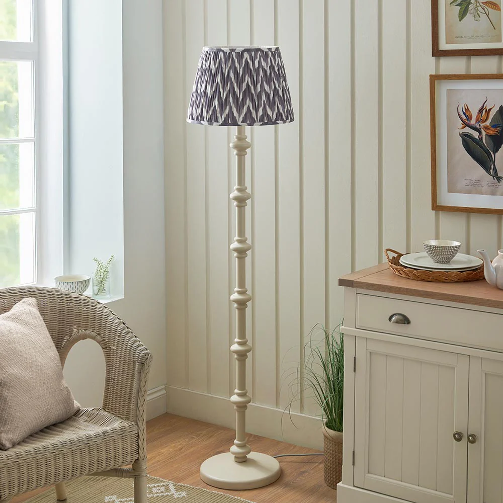 Nivara Zigzag Floor Lamp In Various Finishes B22 - Image 3