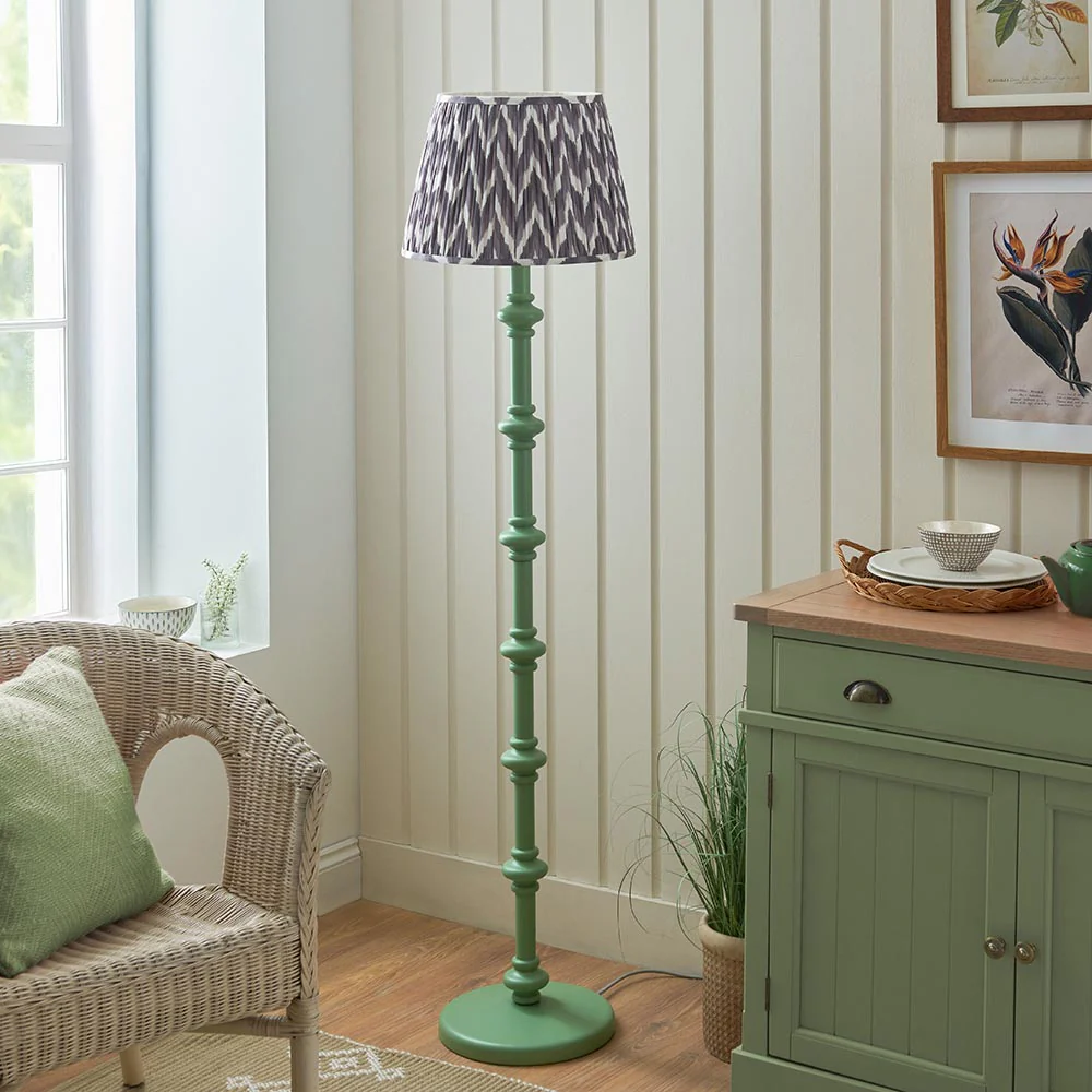Nivara Zigzag Floor Lamp In Various Finishes B22 - Image 7