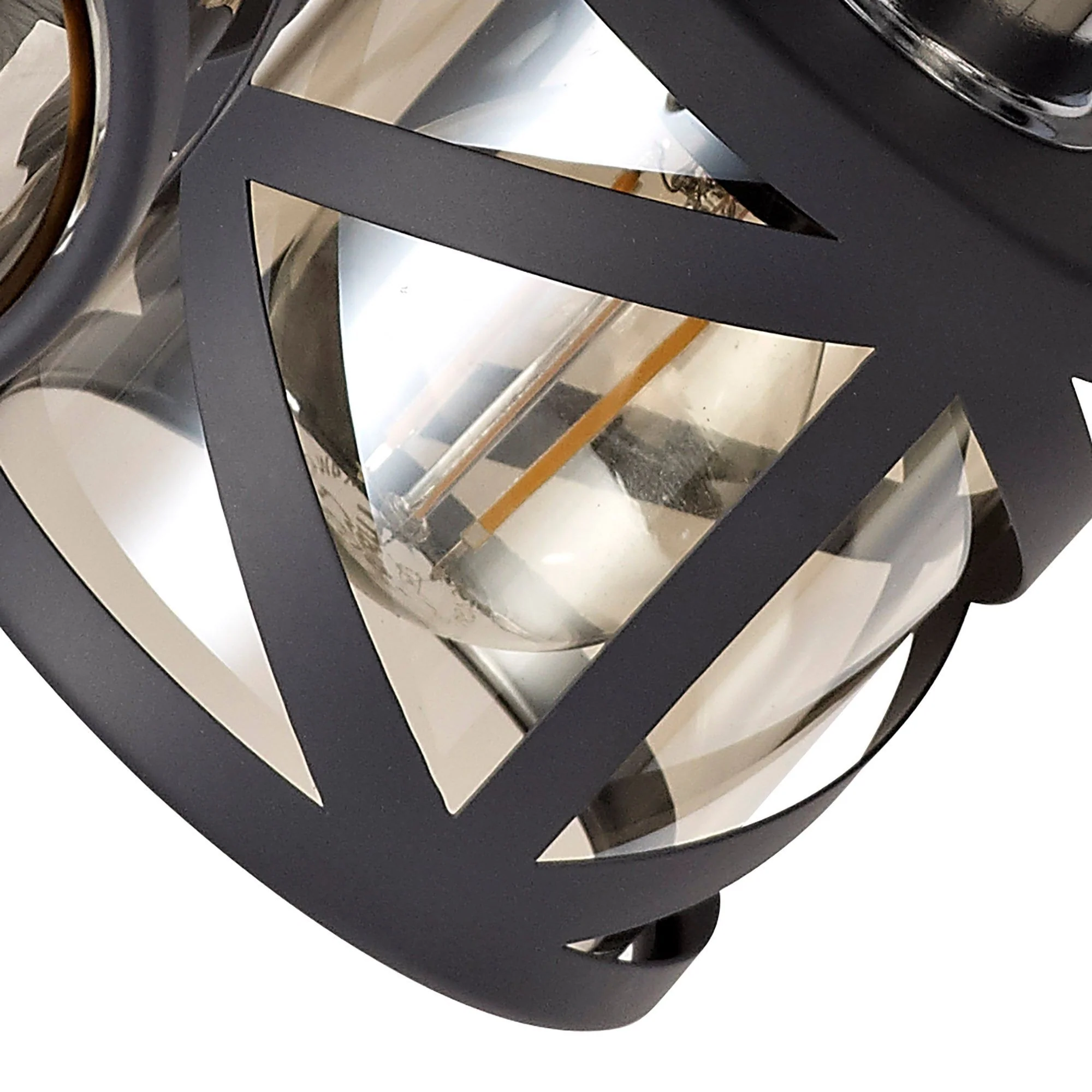 Nivea 3Lt Plate Spotlight E14 - Oiled Bronze/Matt Grey/Polished Chrome/Cognac - Image 3