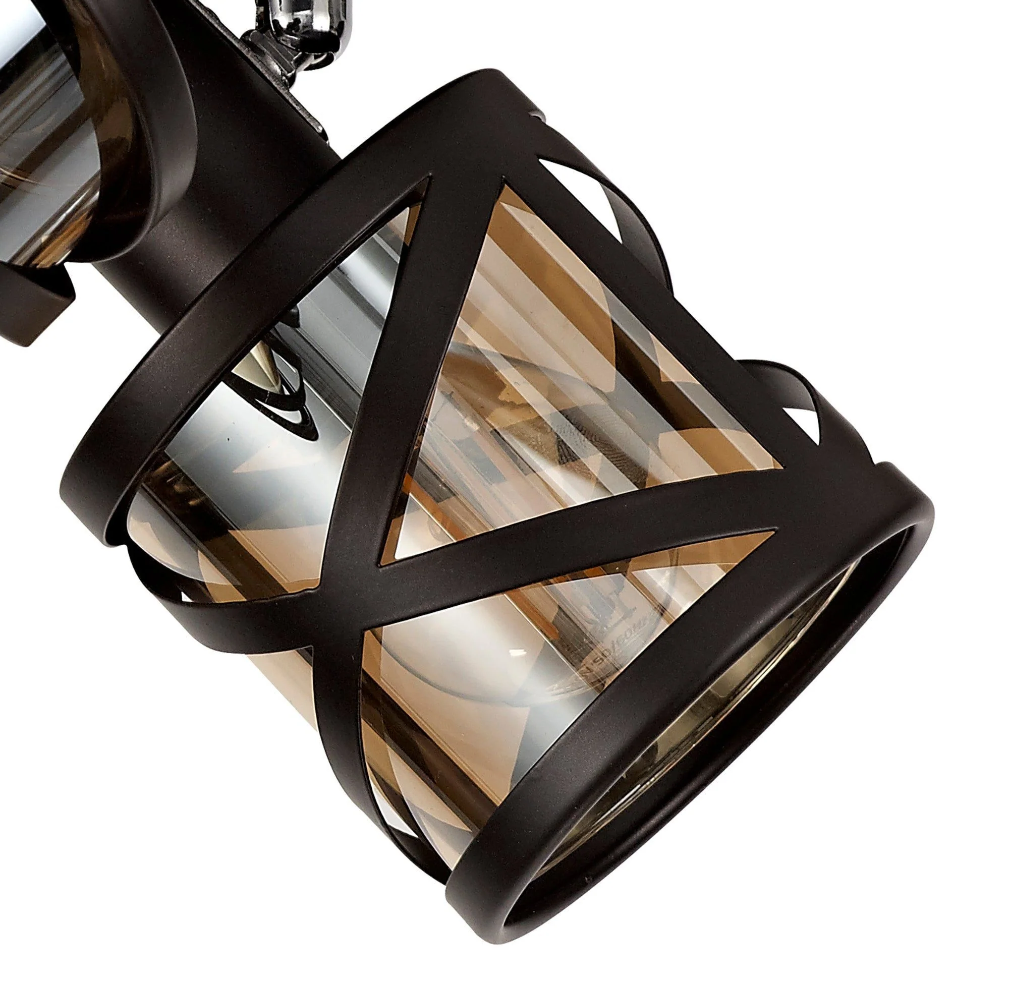 Nivea 3Lt Plate Spotlight E14 - Oiled Bronze/Matt Grey/Polished Chrome/Cognac - Image 9