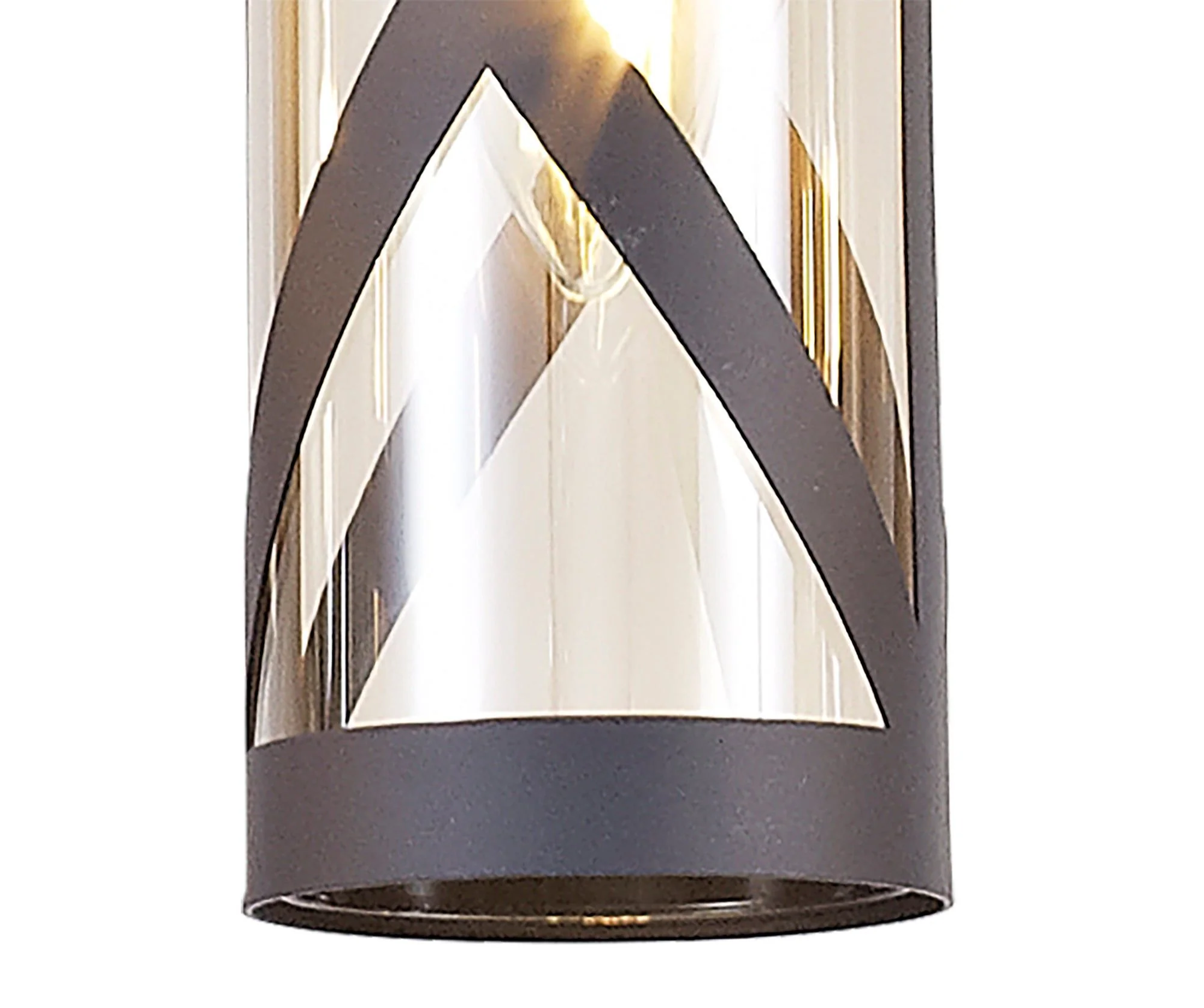 Nivea 4 Light Bar Linear Pendant E14, Oiled Bronze/Matt Grey/Polished Chrome/Cognac - Image 8