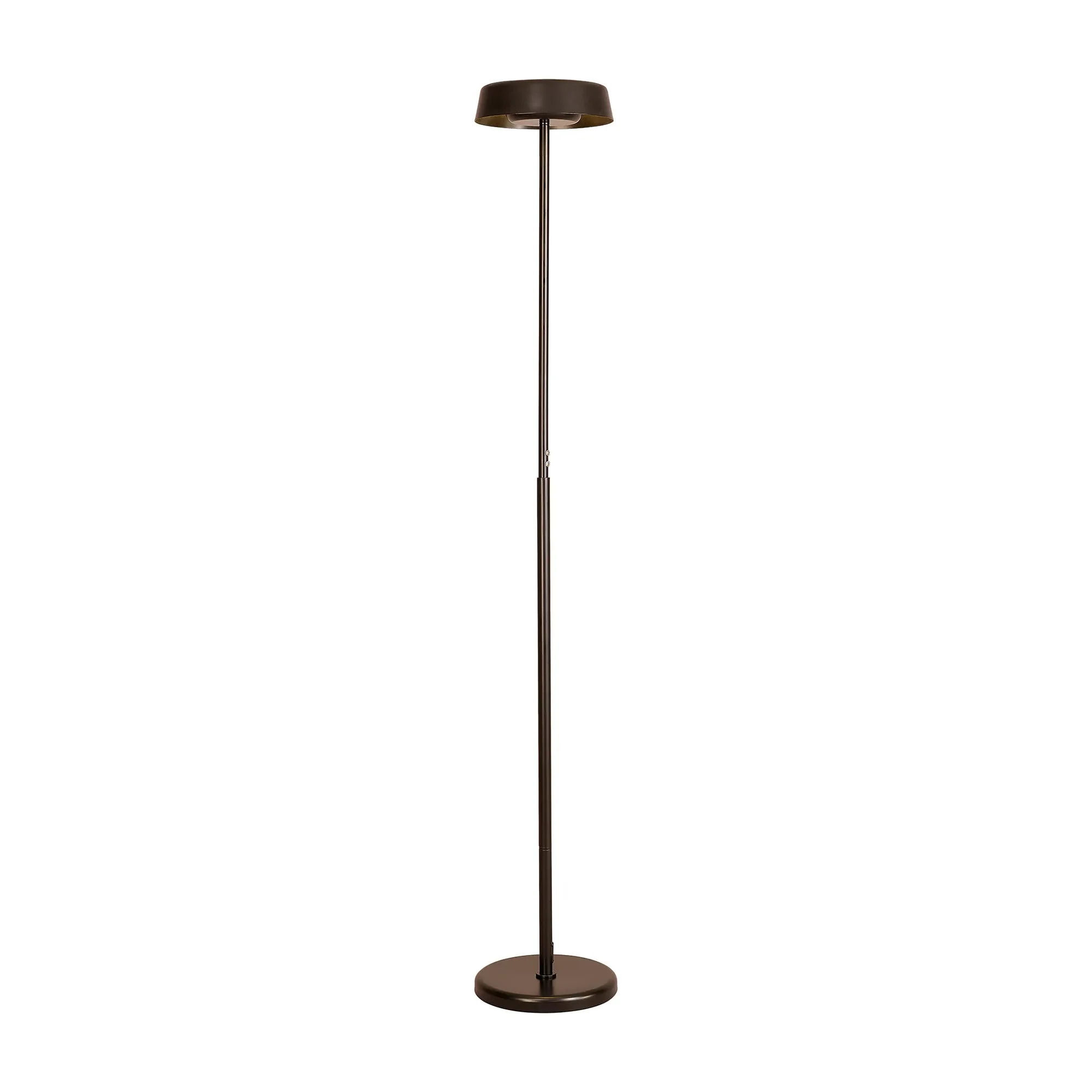 Noa Floor Lamp 2Lt- White/ Black/ Beech - Image 2