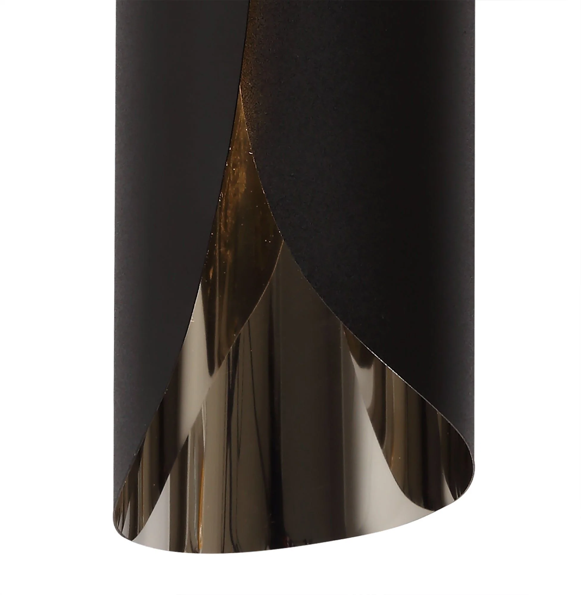 Nook Wall Lamp, 1 x 7W LED, 3000K, 700lm, Sand Black/Polished Chrome, 3yrs Warranty - Image 5