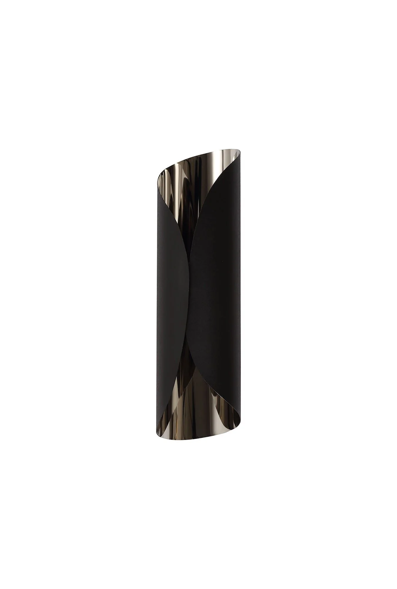 Nook Wall Lamp, 1 x 7W LED, 3000K, 700lm, Sand Black/Polished Chrome, 3yrs Warranty - Image 6