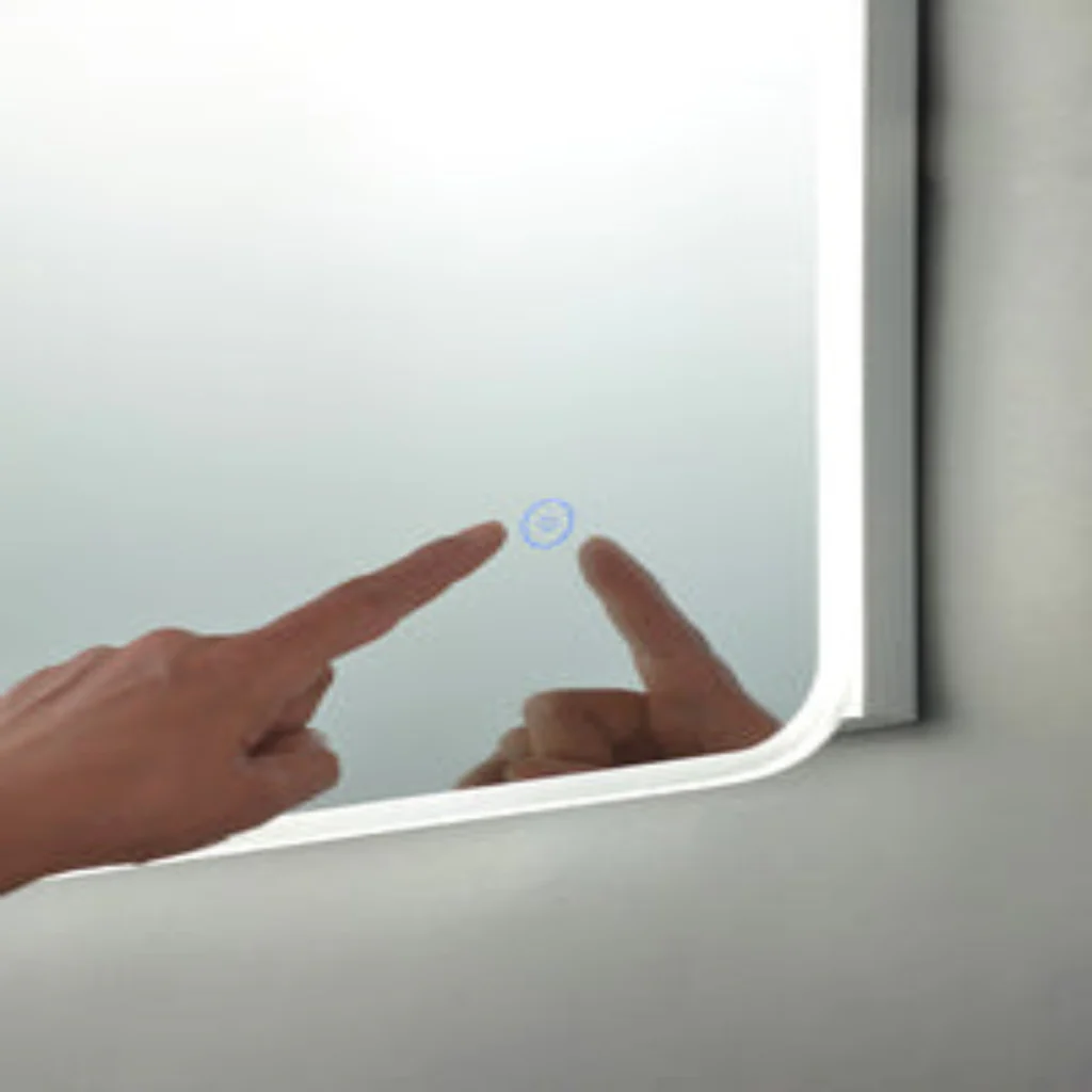 Nor LED Bathroom Mirror Touch Sensitive Wall Light – Chrome - Image 4