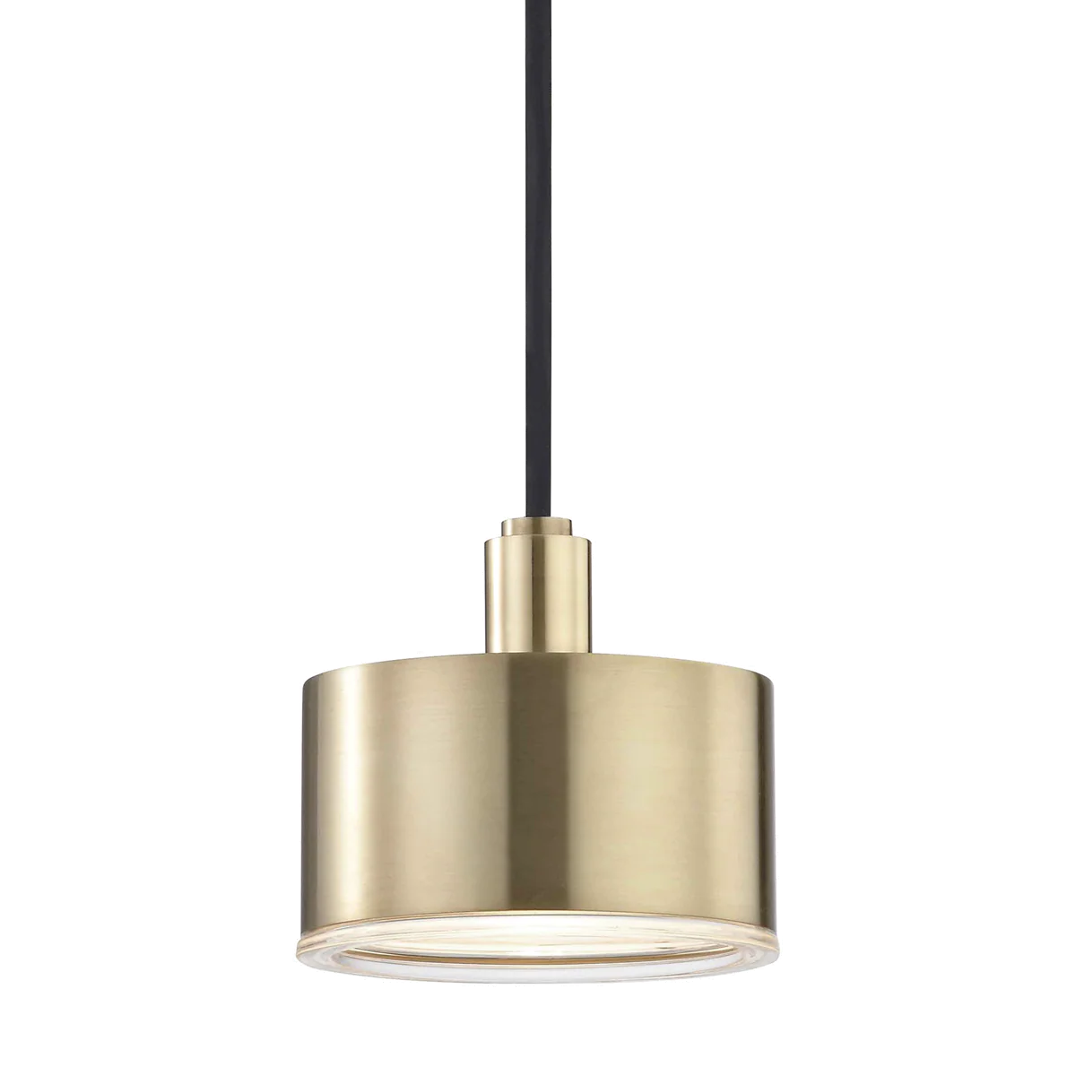 Nora 1Lt Pendant - Aged Brass/ Polished Nickel - Image 2