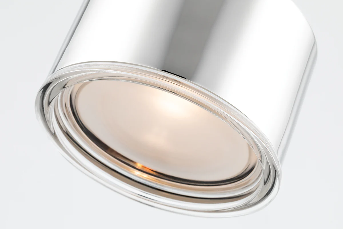 Nora 1Lt Wall Sconce- Aged Brass/ Polished Nickel - Image 3