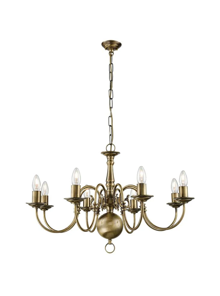 Nora 3/5/8/12Lt Chandelier Ceiling Light - Bronze Finish - Image 5