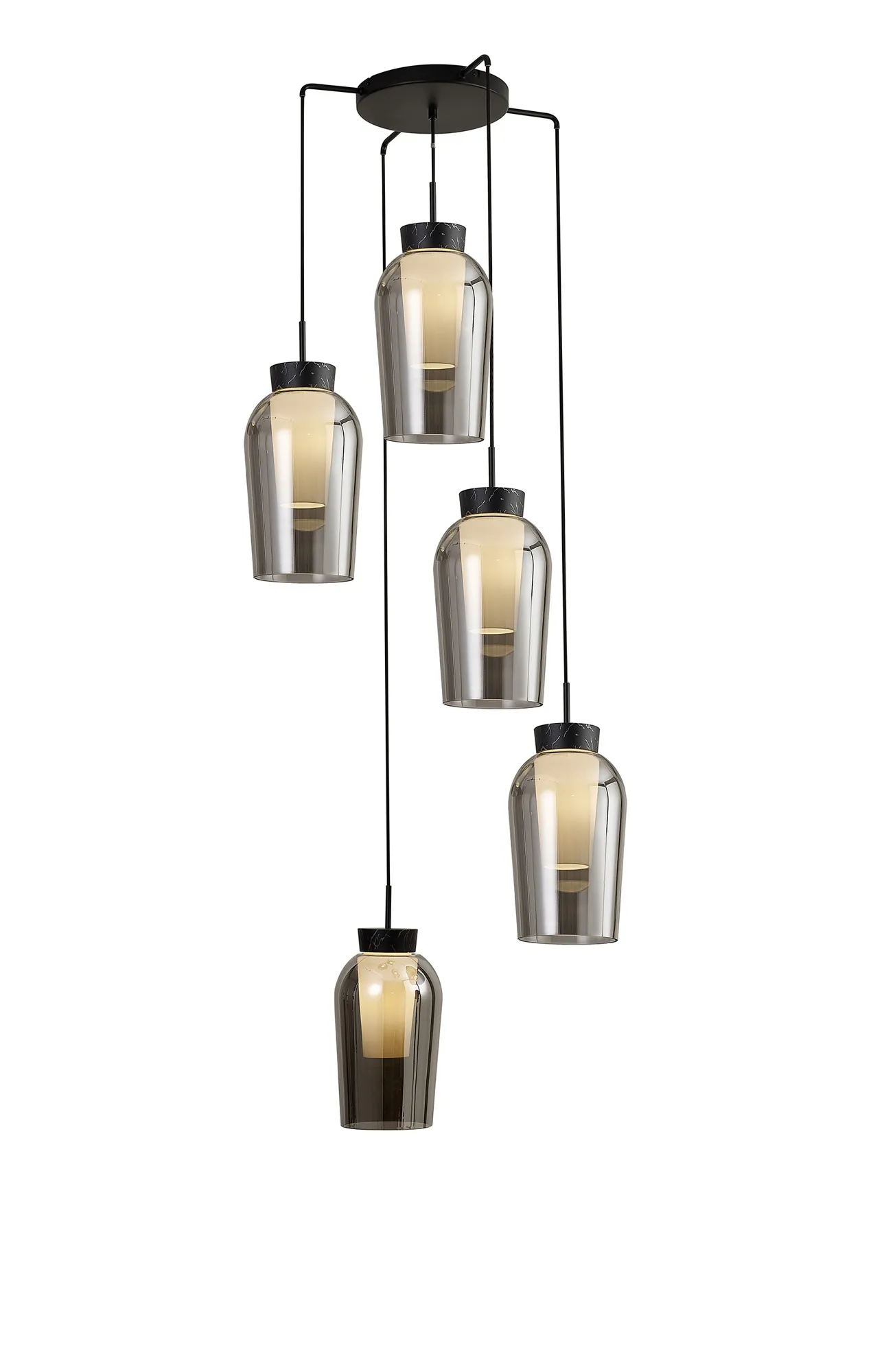 Nora Round Cluster Pendant Adjustable E27 - Image 22